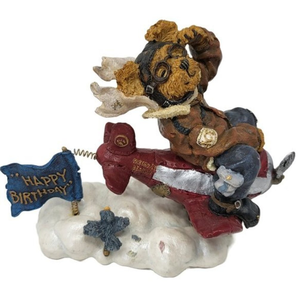 Boyds Bears and Friends Ace Armstrong Flyin High Pilot on‎ Airplane 227752